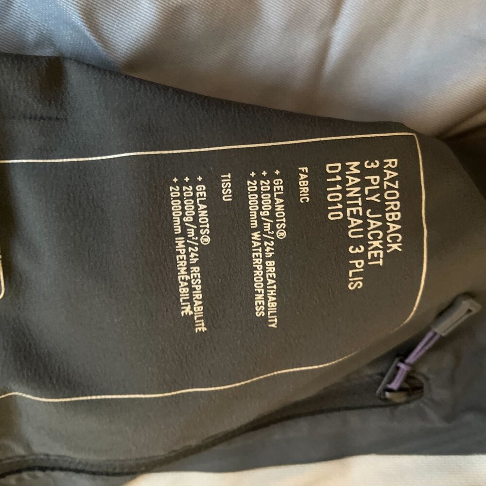 Orage Razorback 3PLY Jacket- Waterproof Shell - Picture 5 of 6